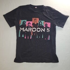 Maroon 5 North America Tour 2013 T-Shirt Black Men Medium Royal Apparel Band Tee